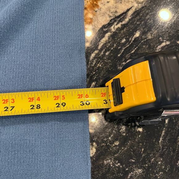 Ann Taylor Blue Belted V-Neck Knit Poncho Sweater - SIZE XS/S - Picture 6 of 7